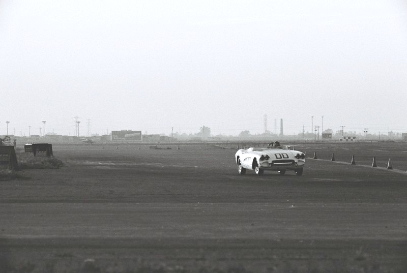 dave macdonald in corvette at stockton raceway